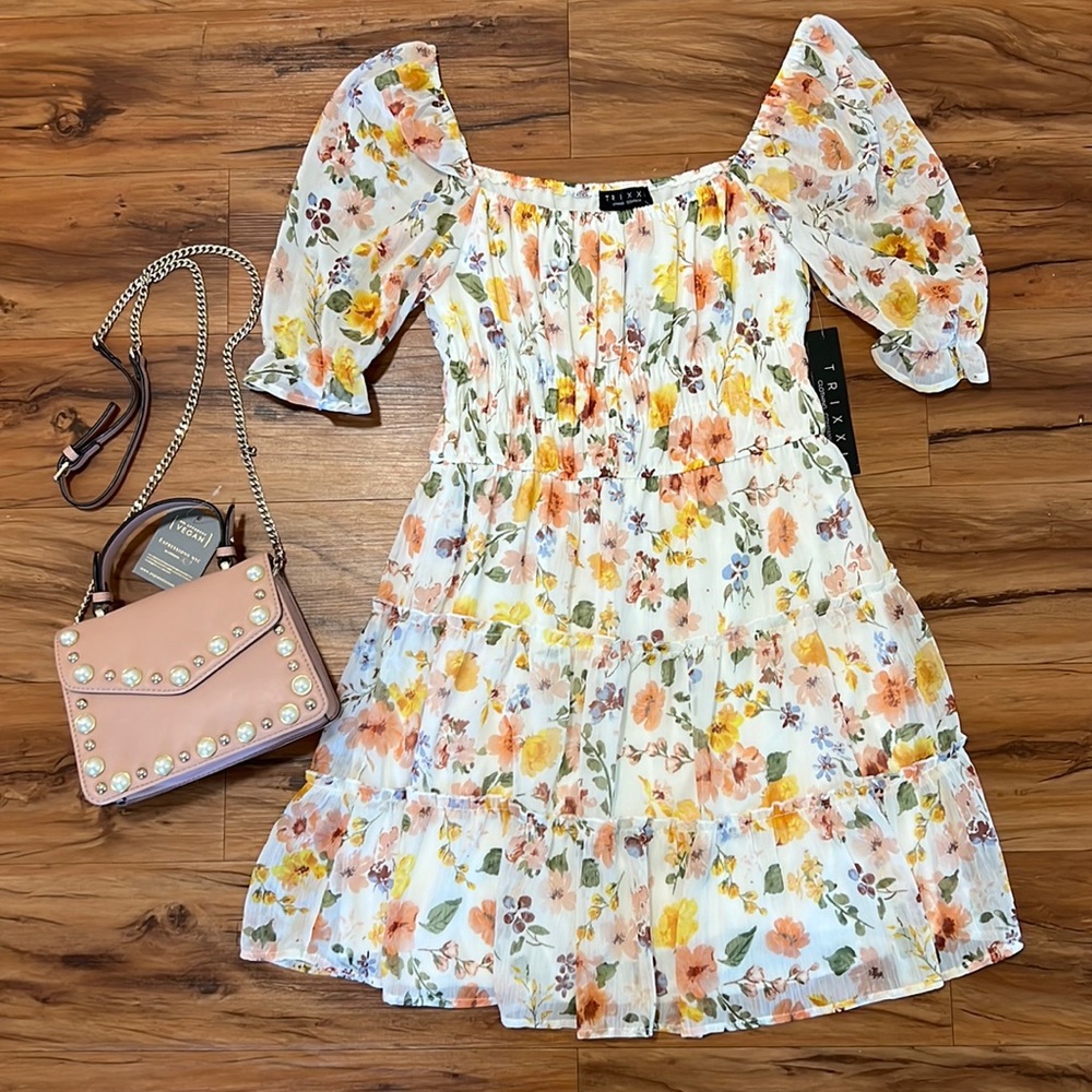 Spring Floral Dress - Large